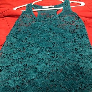 Maurice’s racer back lace tank